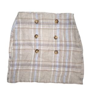 Forever 21 contemporary paid mini skirt school girl